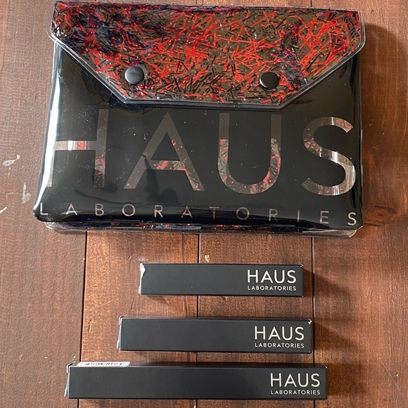 HAUS LABORATORIES HAUS of Future Hollywood Red Lip Kit Liquid Shadow Lady Gaga - Picture 4 of 13